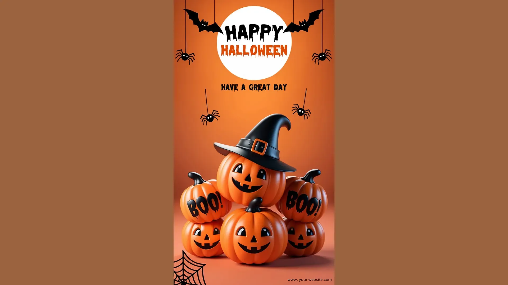 Happy Spooky Halloween Instagram Story Card image